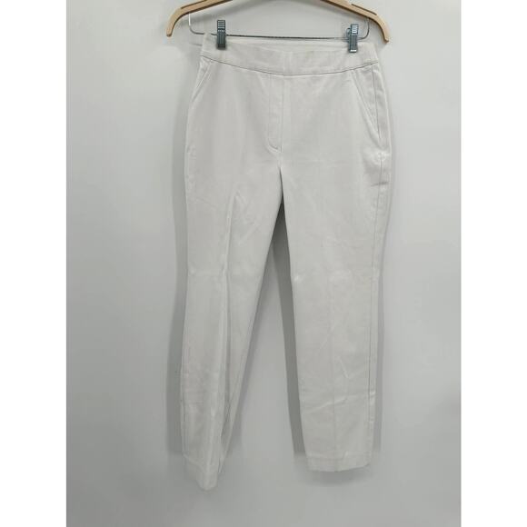 Spanx On-the-Go Ankle Slim Straight White Ultimate Opacity Pants Size M - Picture 3 of 6